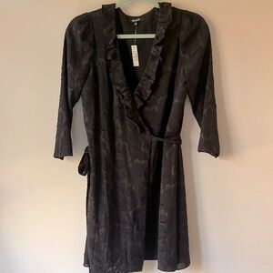 NWT Madewell Little Black Wrap Dress XXS​​​​